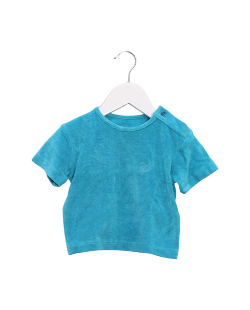 A Teal Short Sleeve T Shirts from Vilebrequin in size 2T for boy. (Front View)