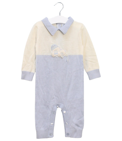 A Ivory Long Sleeve Jumpsuits from Nicholas & Bears in size 12-18M for boy. (Front View)