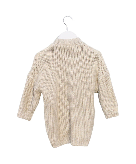 A Beige Cardigans from Chloe in size 2T for girl. (Back View)