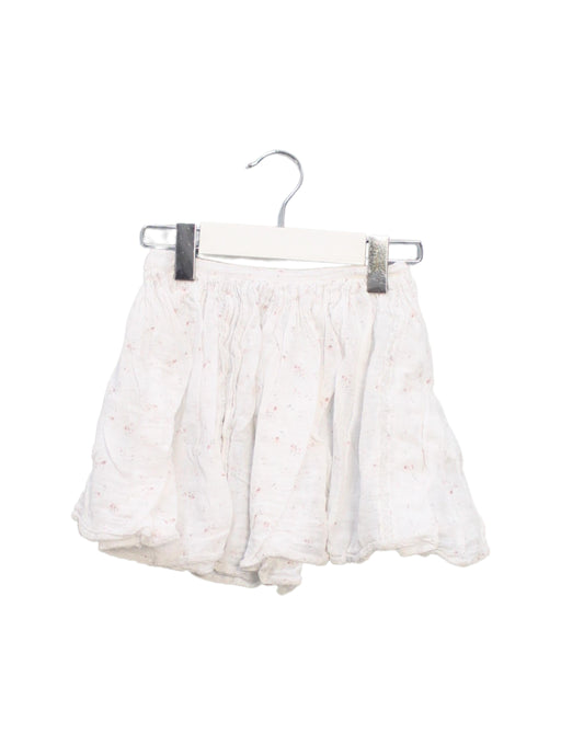 A White Short Skirts from Velveteen in size 4T for girl. (Front View)