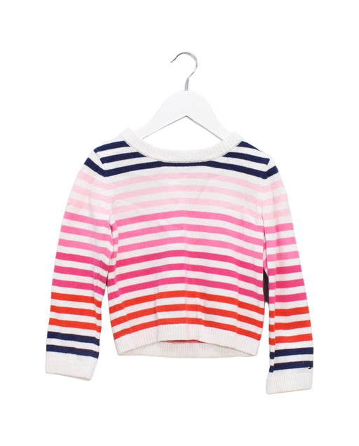 A Multicolour Knit Sweaters from Tommy Hilfiger in size 4T for girl. (Front View)