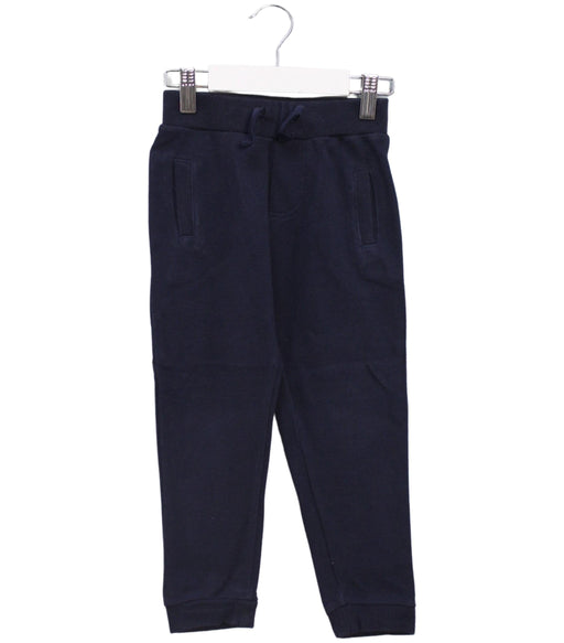 A Navy Sweatpants from Seed in size 3T for girl. (Front View)