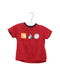 A Red Short Sleeve T Shirts from Emporio Armani in size 6-12M for boy. (Front View)
