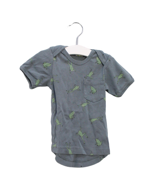 A Blue Short Sleeve Tops from Nature Baby in size 6-12M for boy. (Front View)