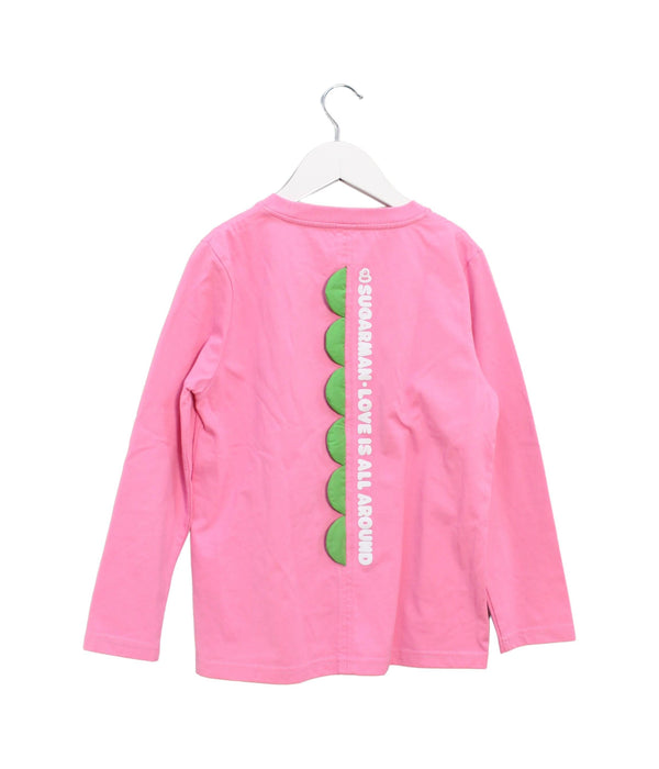 A Pink Long Sleeve Tops from Sugarman in size 10Y for girl. (Back View)