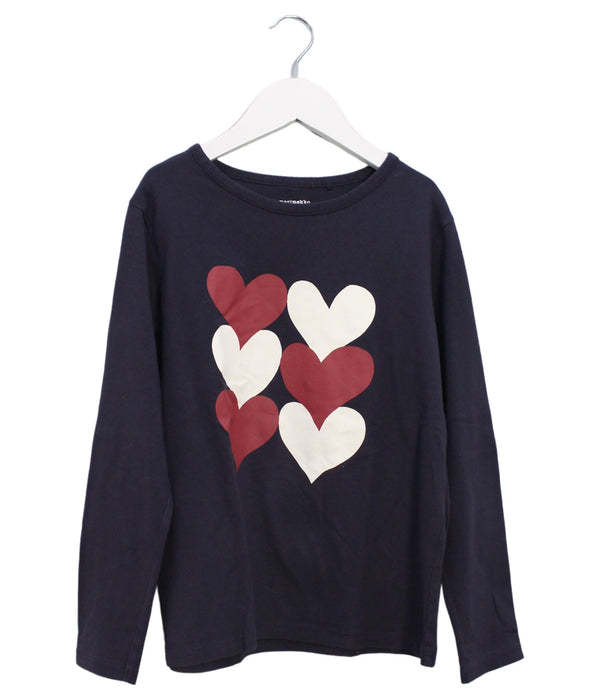 A Navy Long Sleeve Tops from Marimekko in size 10Y for girl. (Front View)
