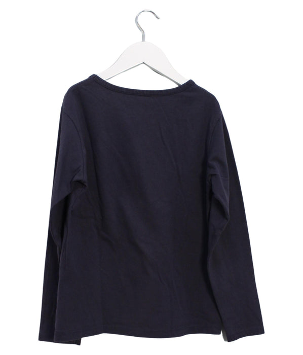 A Navy Long Sleeve Tops from Marimekko in size 10Y for girl. (Back View)