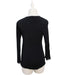 A Black Long Sleeve Tops from Mayarya in size S for maternity. (Back View)