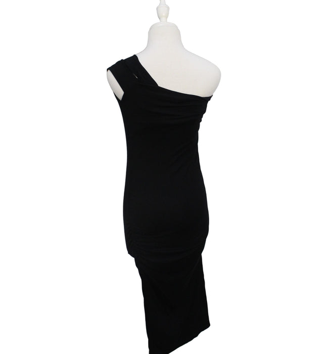 A Black Sleeveless Dresses from Isabella Oliver in size S for maternity. (Back View)