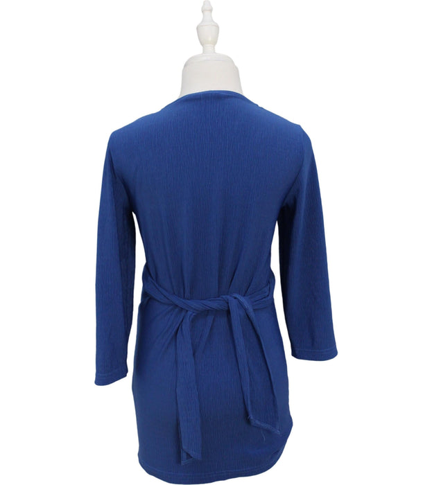A Blue Long Sleeve Tops from Mamalicious in size S for maternity. (Back View)