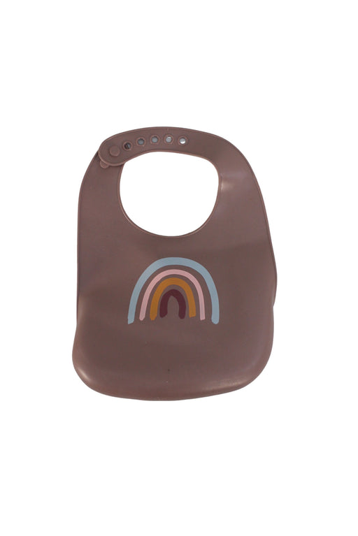 A Brown Bibs from Oyoy in size O/S for girl. (Front View)