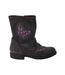 A Grey Casual Boots from Geox in size 6T for girl. (Back View)