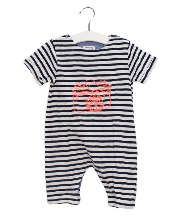 A Navy Jumpsuits from Bonheur du Jour in size 2T for boy. (Front View)