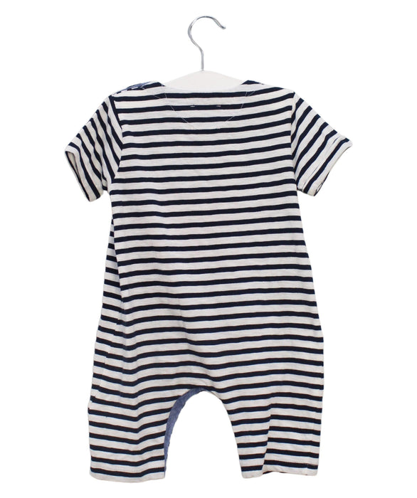 A Navy Jumpsuits from Bonheur du Jour in size 2T for boy. (Back View)