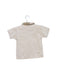 A Beige Short Sleeve Polos from Burberry in size 6-12M for boy. (Back View)