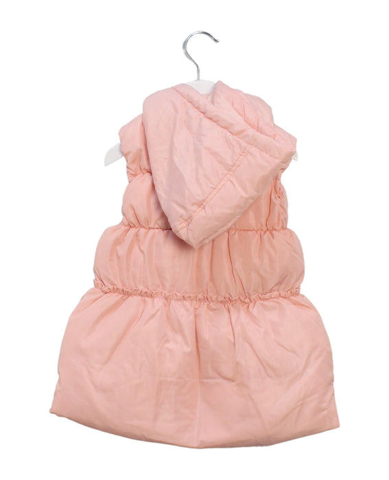 A Pink Outerwear Vests from Kingkow in size 6T for girl. (Back View)