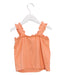 A Orange Sleeveless Tops from Janie & Jack in size 4T for girl. (Back View)