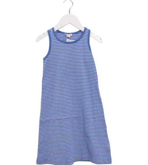 A Blue Sleeveless Dresses from Crewcuts in size 2T for girl. (Front View)
