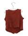 A Brown Sleeveless Tops from Seed in size 2T for girl. (Back View)
