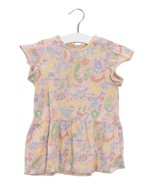 A Pink Short Sleeve Dresses from Stella McCartney in size 18-24M for girl. (Front View)