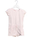 A Pink Short Sleeve Rompers from Chloe in size 12-18M for girl. (Front View)