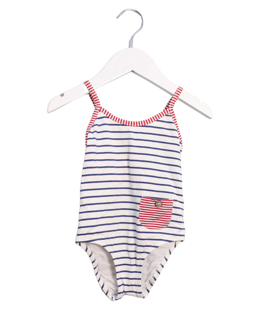 A Ivory Swimsuits from Sunuva in size 2T for girl. (Front View)