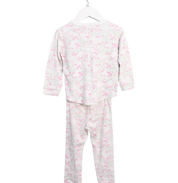 A Multicolour Pyjama Sets from Petit Bateau in size 4T for girl. (Back View)