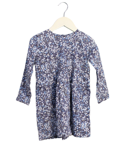 A Blue Long Sleeve Dresses from La Petite Collection in size 3T for girl. (Front View)