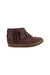 A Brown Casual Boots from Shoo Pom in size 4T for girl. (Back View)