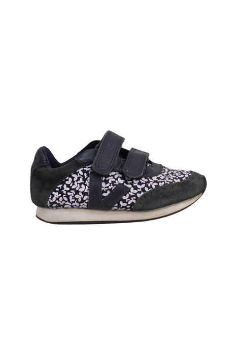 A Navy Sneakers from Veja in size 5T for girl. (Back View)