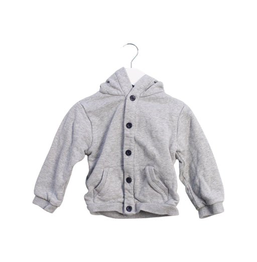 A Grey Lightweight Jackets from Jacadi in size 18-24M for boy. (Front View)
