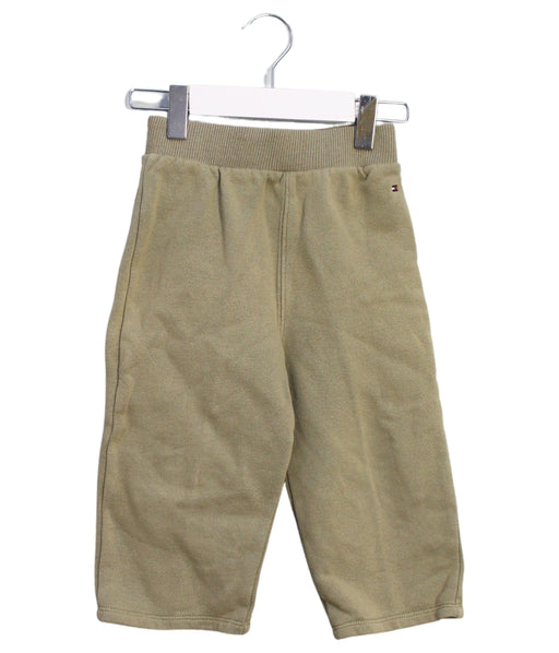 A Green Sweatpants from Tommy Hilfiger in size 12-18M for boy. (Front View)