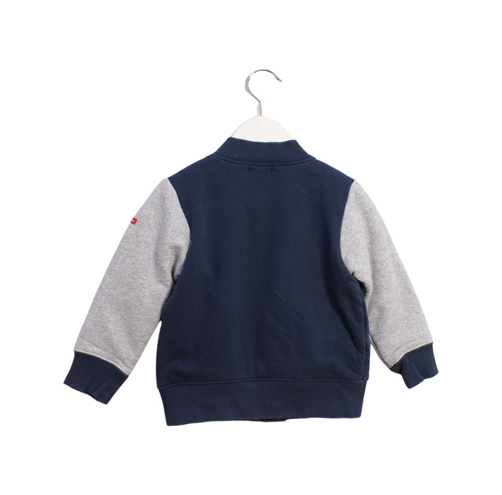 A Navy Lightweight Jackets from Miki House in size 2T for boy. (Back View)