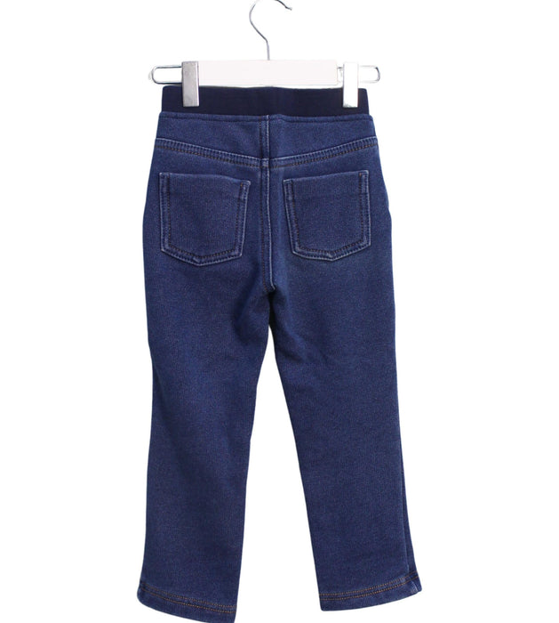 A Blue Casual Pants from Kingkow in size 4T for girl. (Back View)