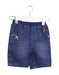 A Blue Shorts from Kingkow in size 12-18M for boy. (Front View)