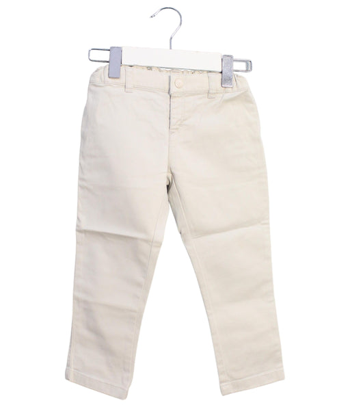 A Ivory Casual Pants from Petit Bateau in size 18-24M for boy. (Front View)