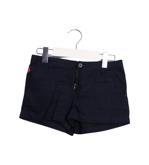 A Navy Shorts from Polo Ralph Lauren in size 6T for girl. (Front View)