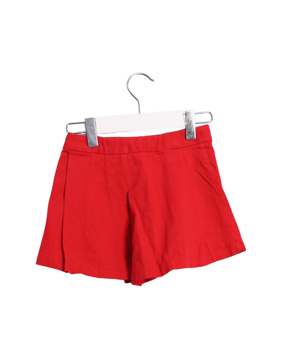 A Red Skorts from Jacadi in size 4T for girl. (Back View)