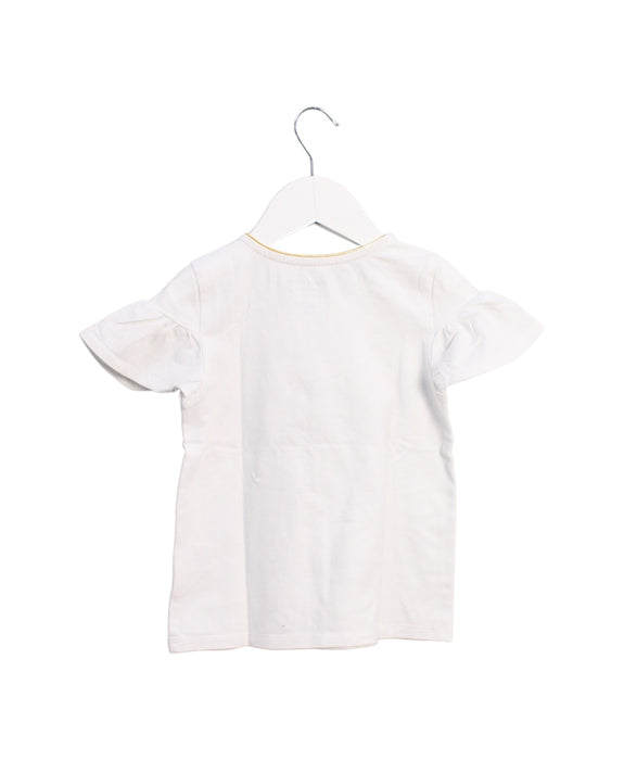 A White Short Sleeve T Shirts from Juicy Couture in size 5T for girl. (Back View)