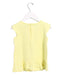 A Yellow Sleeveless Tops from Kingkow in size 5T for girl. (Back View)