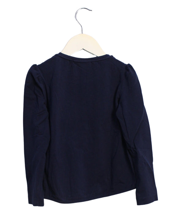 A Navy Long Sleeve Tops from Ferrari in size 3T for girl. (Back View)