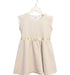 A Gold Sleeveless Dresses from Kingkow in size 4T for girl. (Front View)