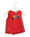 A Red Sleeveless Tops from Agatha Ruiz De La Prada in size 12-18M for girl. (Front View)