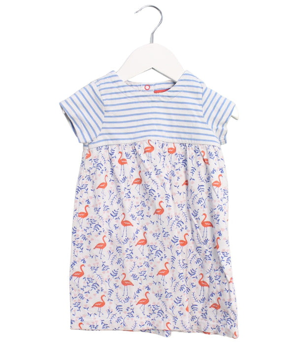 A Blue Short Sleeve Dresses from Boden in size 12-18M for girl. (Front View)