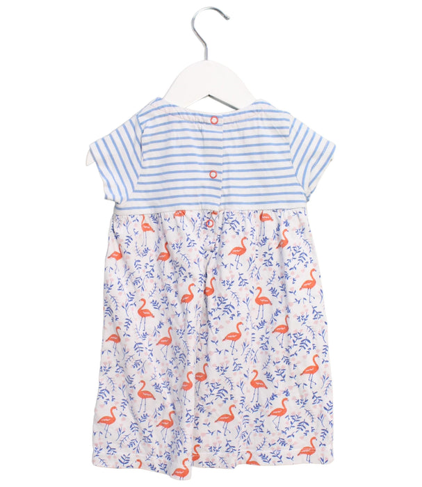 A Blue Short Sleeve Dresses from Boden in size 12-18M for girl. (Back View)