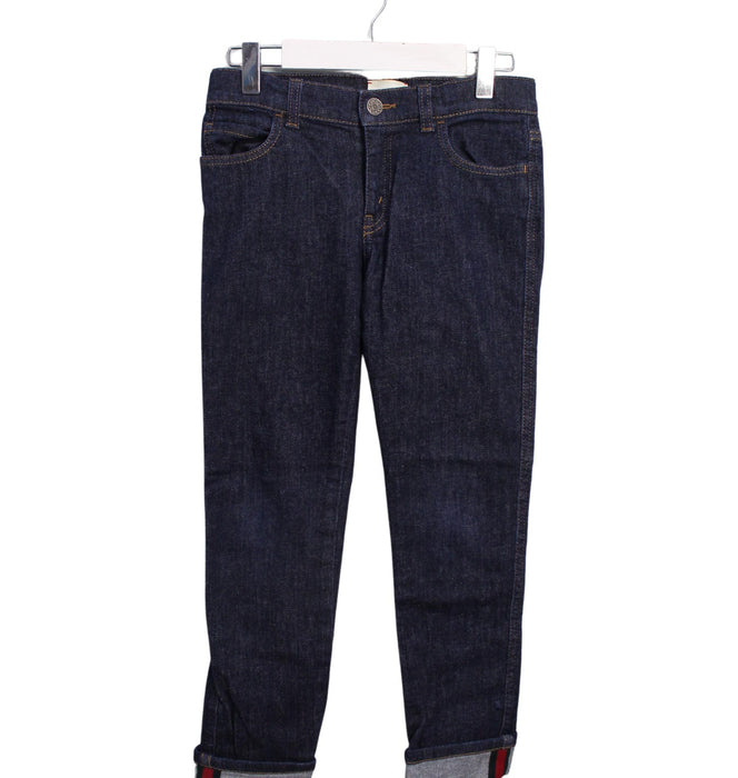 A Navy Jeans from Gucci in size 8Y for boy. (Front View)