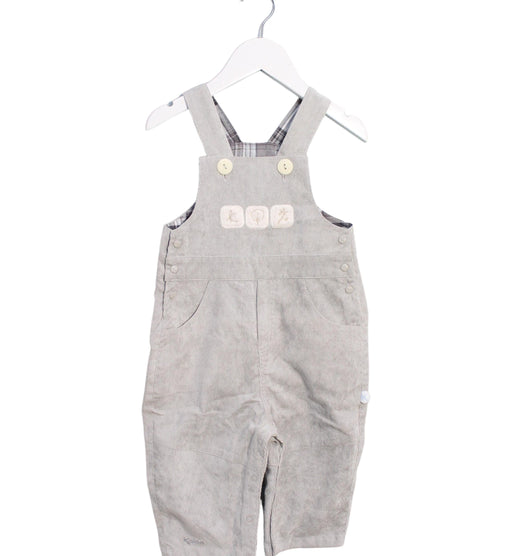 A Grey Long Overalls from Kaloo in size 12-18M for boy. (Front View)