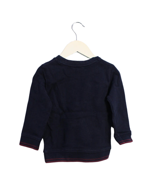A Navy Crewneck Sweatshirts from Jacadi in size 3T for boy. (Back View)