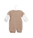 A Brown Long Sleeve Jumpsuits from Mides in size 0-3M for boy. (Back View)
