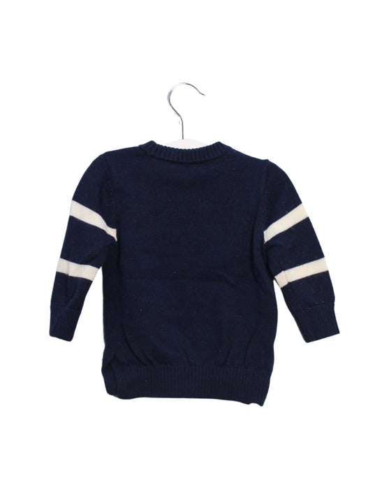 A Navy Knit Sweaters from Ferrari in size 6-12M for boy. (Back View)